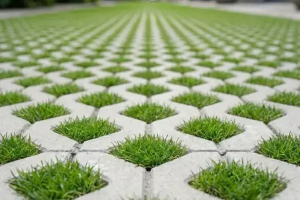 grasbetontegel bij veti