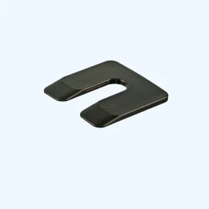 Uitvulplaatje 50x50x3 mm zwart (48 st)
