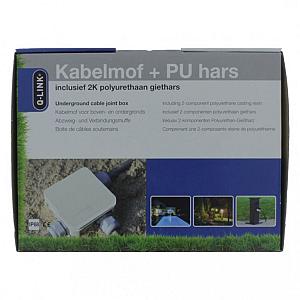 Kabeldoos Qlink met giethars