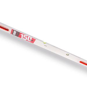 BMI Strijklat met 2 libellen en 2 handgrepen 150cm