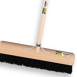 Zaalveger paardenhaar Solide 50 cm + steel en stokhouder