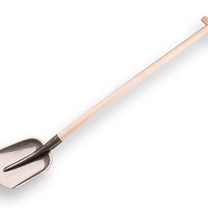 Steekbats grijs essen met schopsteel 100 cm