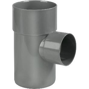 pvc t stuk 2m/spie 75 x 75mm 90