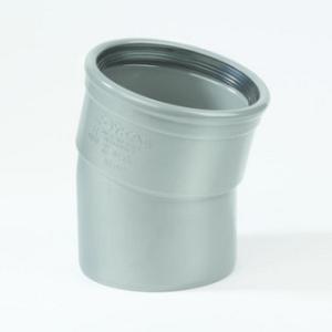 pvc manchet bocht mof/spie 125mm 15 klasse 41