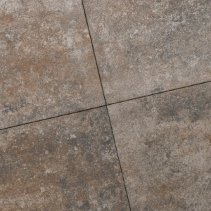 Alp.X2.403 - 60x60x3 cm. - bruin- oranje gemêleerd