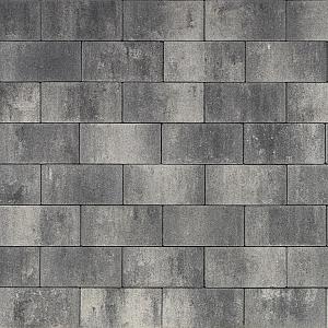 Alp.X2.411 - 15x30x6 cm - grijs - zwart gemêleerd