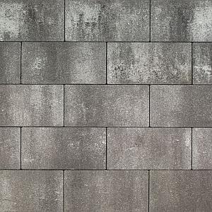 Alp.X2.411 - 30x15x8 cm. - grijs - zwart   gemêleerd