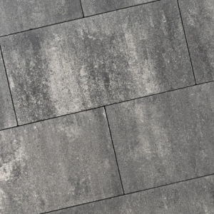 Alp.X2.411 - 20x30x8 cm. - grijs - zwart   gemêleerd