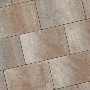 Alp.X2.412 - 20x30x6 cm - bruin- oranje gemêleerd