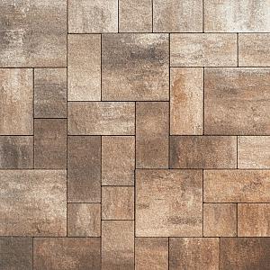 Alp.X2.412 - RS-WVB 8 cm. - bruin - oranje   gemêleerd