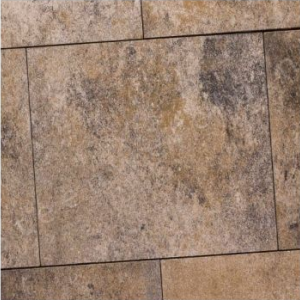 Alp.X2.418 - 60x60x6 cm - geel - antraciet gemêleerd