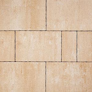 Alp.X2.429 - wave - wv- 6 cm. - licht geel gemêleerd