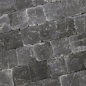 Alp.X2.201 - 15x30x6 cm - zwart gemêleerd getrommeld