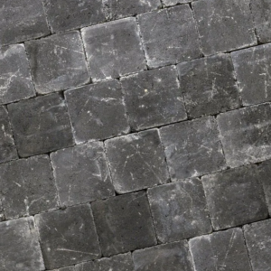 Alp.X2.201 - 20x5x7,3 cm - zwart gemêleerd getrommeld