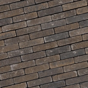 Alp.X2.202 - 15x30x6 cm - bruin - grijs gemêleerd getrommeld