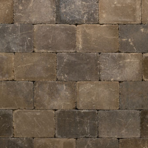 Alp.X2.202 - 15x5x7,3 cm - bruin - grijs gemêleerd getrommeld