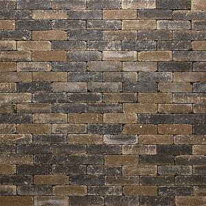 Alp.X2.202 - 20x5x7,3 cm - bruin - grijs gemêleerd getrommeld