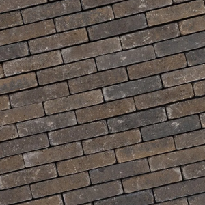 Alp.X2.202 - 15x15x8 cm - bruin - grijs gemêleerd getrommeld