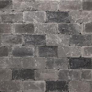 Alp.X2.203 - 15x30x6 cm - zwart-grijs gemêleerd getrommeld