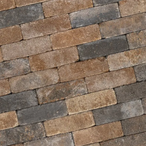 Alp.X2.205 - 15x30x6 cm - bruin- oranje gemêleerd