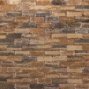 Alp.X2.205 - 20x5x7,3 cm - bruin- oranje gemêleerd