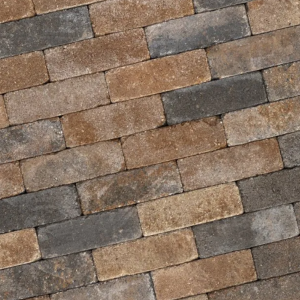 Alp.X2.205 - 15x22,5x8 cm - bruin- oranje gemêleerd