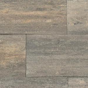 Playa.X2.201 - 40x80x4 cm - Blauw, grijs & oranje gemêleerd