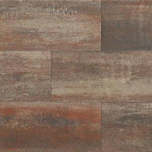 Playa.X2.207 - 40x80x4 cm - Rood gemêleerd