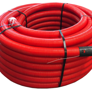 Kabelbesch. buis 63mm rood l=25 mtr per rol