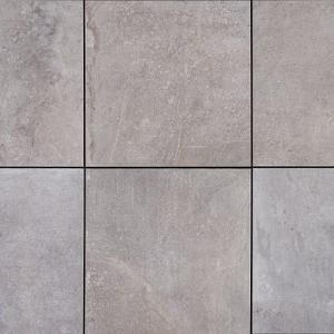 Keramische tegel - Alp.XC.1412 - 60x60x4 cm Licht Grijs