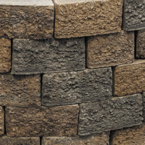 Muurblok - Alp.X.809  23/17x21,5x10 cm bruin - grijs gemêleerd