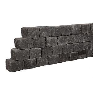 Muurblok - Alp.X.840 - 20x20x7,5 cm - antraciet