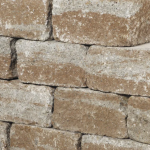 Muurblok - Alp.X.858 - 40x20x15 cm -  geel genuwanseerd