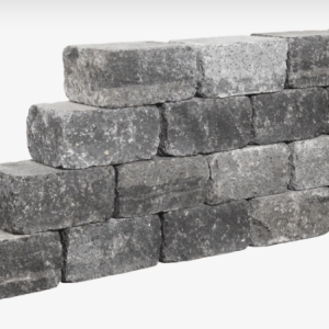 Muurblok - Alp.X.865 - 50x20x15 cm -  licht grijs gemêleerd