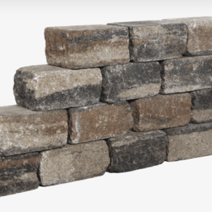 Muurblok - Alp.X.869 - 50x20x7,5 cm - bruin - oranje   gemêleerd