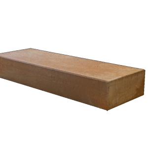 LUXE TRAPTREDE 100X35X15CM licht geel gemêleerd