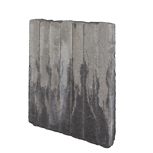 Muurblok - Alp.X.895 - 12x12x100 cm -  licht grijs gemêleerd