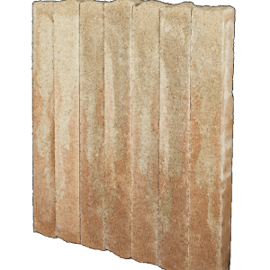 Muurblok - Alp.X.896 - 12x12x100 cm - licht geel gemêleerd