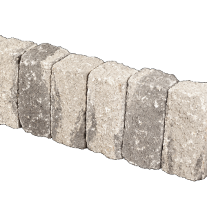 Muurblok - Alp.X.899 - 12x12x25 cm -  licht grijs gemêleerd