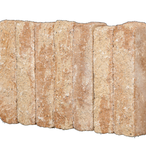 Muurblok - Alp.X.8104 - 12x12x50 cm - licht geel gemêleerd