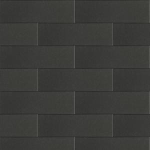 Muurblok - Playa.X.829  12x12x60 cm - Zwart met facet