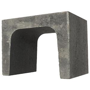 U-element 40x40x50 cm Antraciet ( E )