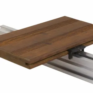 Aluminium onderregel laag 25x35x4000mm  t.b.v. Alu