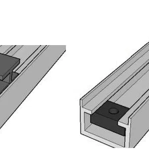 Inviso Wall rail 206 cm