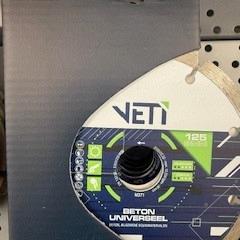 Veti Diamantzaag D125/22,2 mm Beton/Universeel
