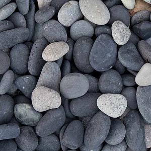 Beach pebbles zwart - 16/25 mm - Big bag 0,5 m3
