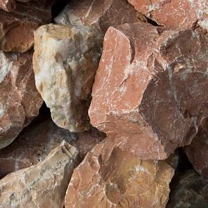 Baskisch rood keien 40/80 Bigbag 1m3