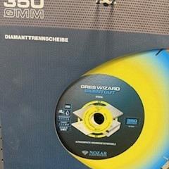 Diamantzaag D350/30/25.4 mm gres wizard silentcut