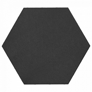 Playa.X2.204 - Zeskant 60/52,5x30x4 cm - Zwart