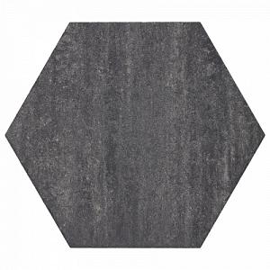 Playa.X2.208 - Zeskant 60/52,5x30x4 cm  - Donker grijs gemêleerd